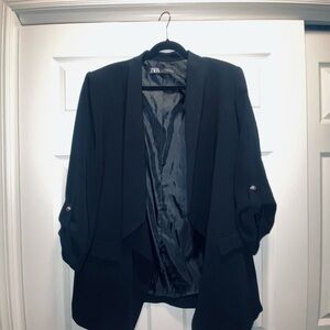 Zara Elegant Black Women's Blazer